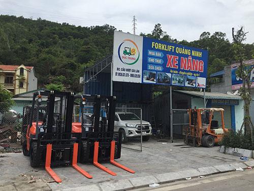 Cho thuê xe nâng tại khu công nghiệp Đông Mai - Quảng Ninh