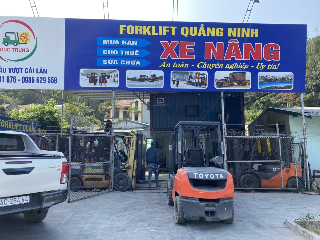 Dịch vụ xe nâng lớn nhất tại Quảng Ninh