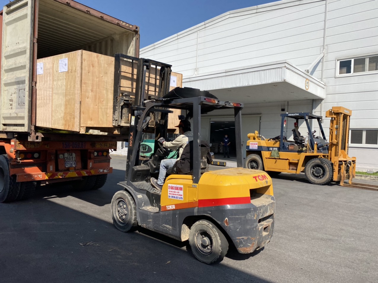 Cho thuê xe nâng tại Quảng Ninh