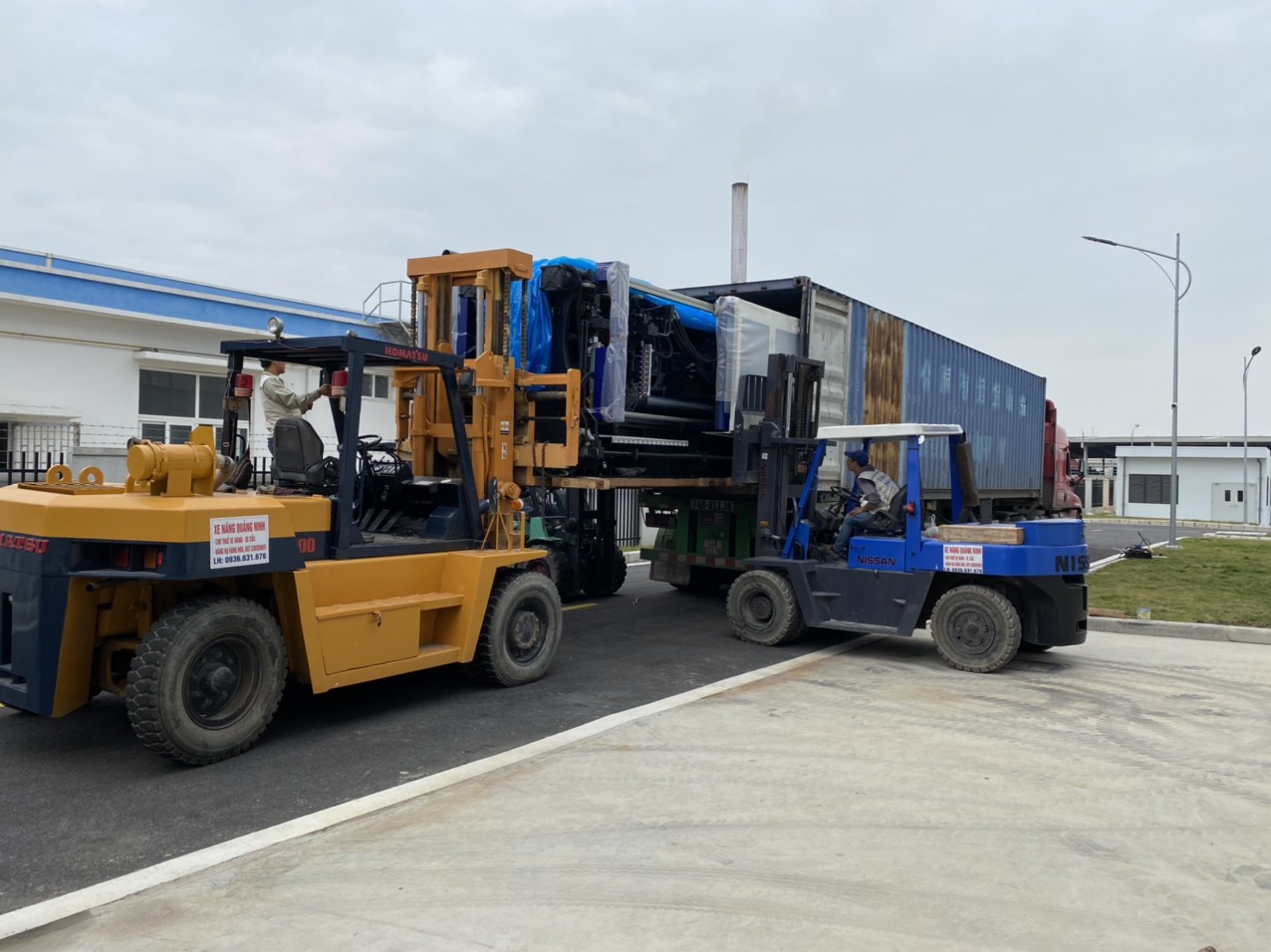 Cho thuê xe nâng giá rẻ tại Hạ Long - Quảng Ninh